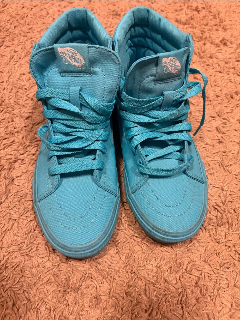 Vans Monochrome Sk-8 High in Scuba Blue